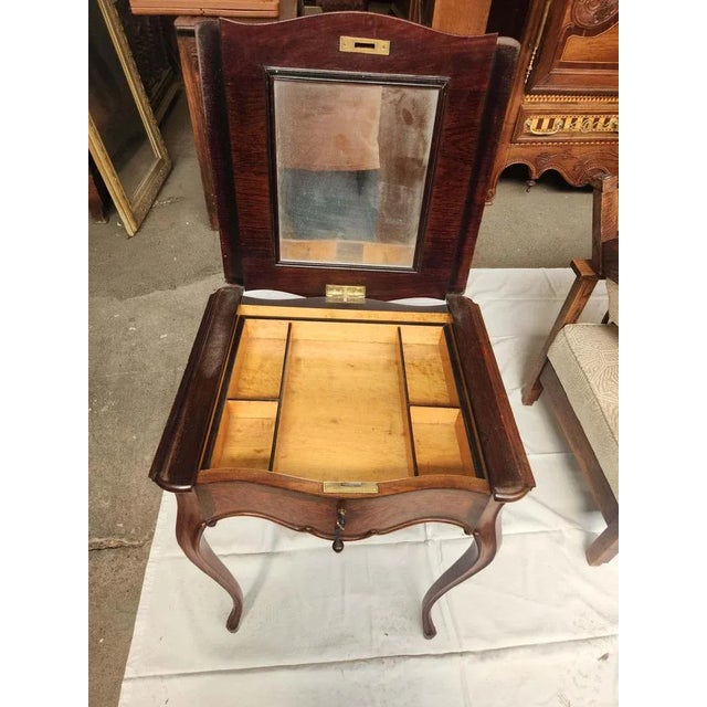 Napoleon III Dressing Table in Marquetry For Sale - Image 4 of 10