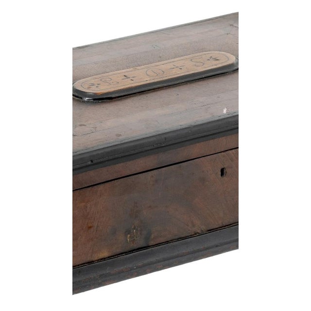 Wood English Mahogany Sewing Box For Sale - Image 7 of 8