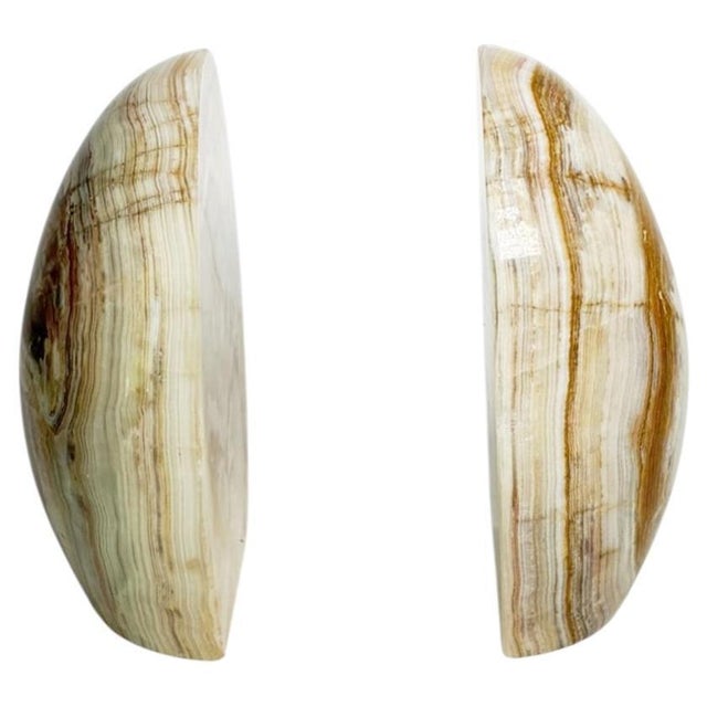 20th Century Onyx Bookends, France, Set of 2 For Sale - Image 14 of 14