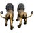 Traditional Pair of Monumental Bronze Lions For Sale - Image 3 of 10