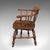 1900 - 1909 Antique Smoker's Bow Chair, English, Country House Elbow Seat, Edwardian, 1904 For Sale - Image 5 of 12