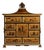 Small Art Cabinet with Achitectural Marquetry, 1700s For Sale