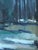 Mid-Century Modern 'Twilight Path' Vintage Swedish Expressive Landscape Oil Painting, Framed For Sale - Image 13 of 15
