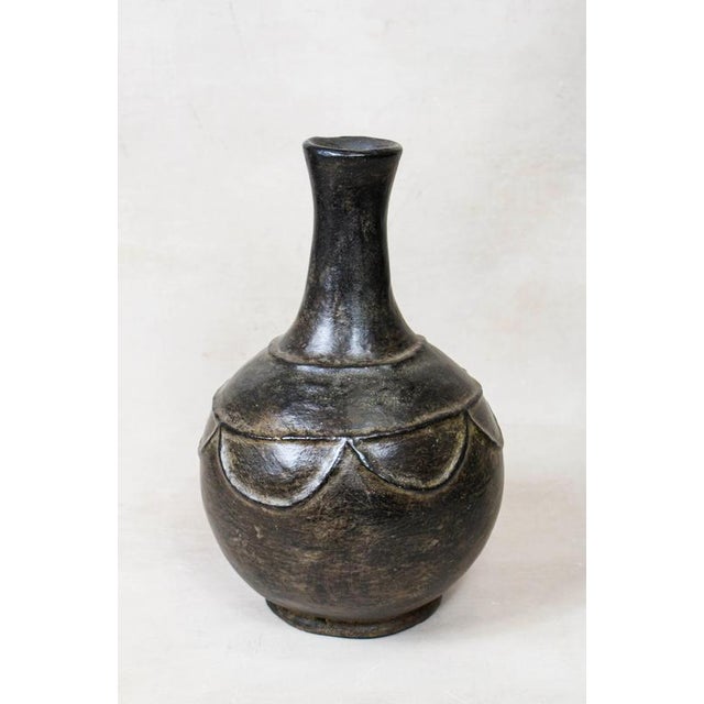 Mangbetu Clay Vase For Sale - Image 3 of 5