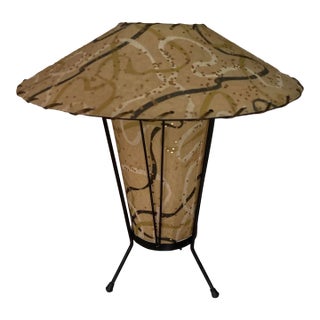 Vintage 1950's Frederic Weinberg Style Atomic Modern Table Lamp Usa For Sale