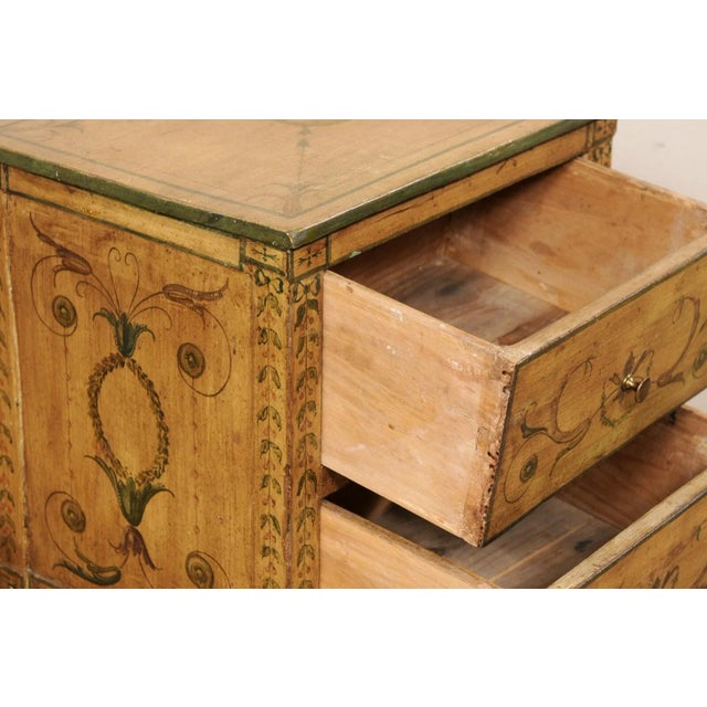 Painted Italian Side Chest, 19th Century For Sale - Image 9 of 10