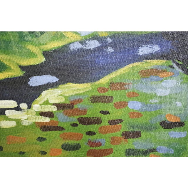 2000 - 2009 Landscape Painting on Canvas, 2000s For Sale - Image 5 of 8