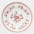 A fine set of 4 antique Chinese Export porcelain plates. Each with Famille Rose or pink floral decoration, orange accents,...