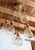 Gold 1970s Mid Century Modern, Murano Glass Pendant Chandelier For Sale - Image 8 of 13