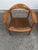 Original Hans Wegner for Johannes Hansen "The Chair" Teak and Leather Round Chair 60s For Sale In Boston - Image 6 of 15