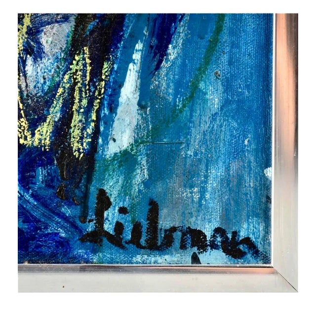 Textile Werner Liebmann, Large German Neo Figuarist Abstract Expressionist Oil Painting Werner Liebmann, c.1980s-1990's For Sale - Image 7 of 14