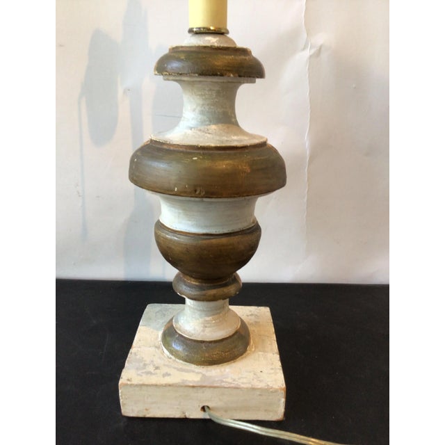 1850s Italian Gilt Wood Lamps - A Pair For Sale In New York - Image 6 of 9