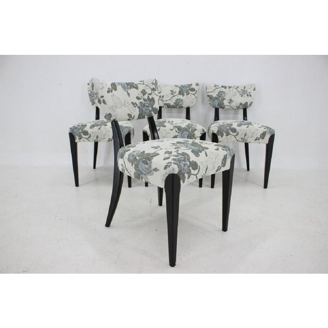 Dining Chairs by Jindrich Halabala for Hala, Czechoslovakia, 1950s, Set of 4 For Sale - Image 13 of 18