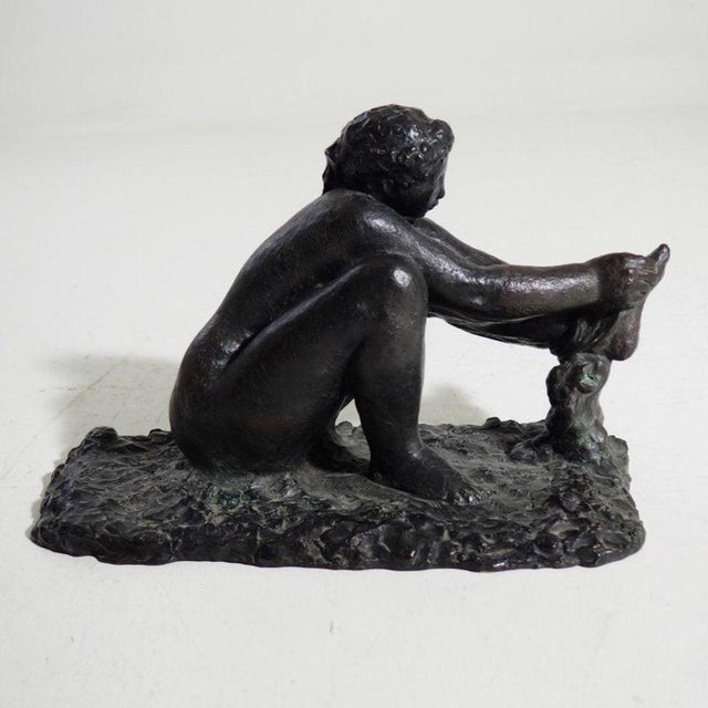 Bronze Statue by Gerhard Henning For Sale - Image 3 of 3