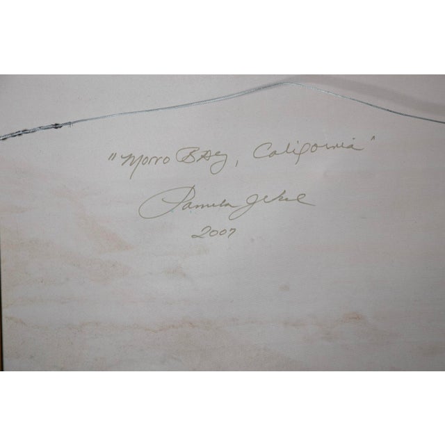 Early 21st Century Pamela Jekel (American B 1948) - Morro Bay, Ca - Oil on Canvas - 29" H X 41.5" W For Sale - Image 5 of 5