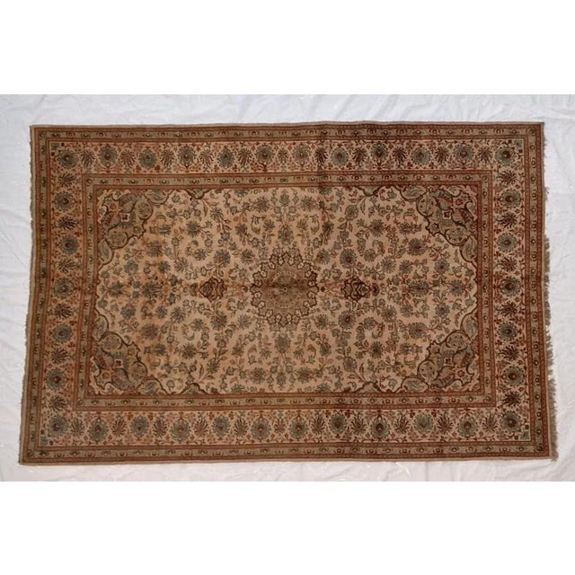1970s Vintage Vintage Persian Kashan Rug For Sale In New York - Image 6 of 6