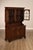 American Ethan Allen Georgian Court Style Cherry Step Back Hutch China Cabinet For Sale - Image 3 of 18