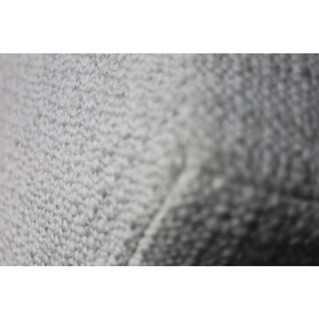 Mid 20th Century Edward Wormley for Dunbar Slipper Chairs in Holly Hunt Great Plains Weave For Sale - Image 9 of 9