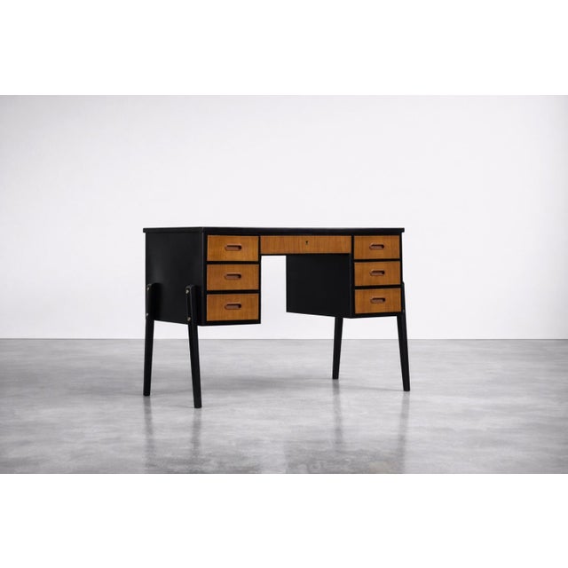 Vintage Swedish Teak Desk, 1960s For Sale - Image 12 of 18