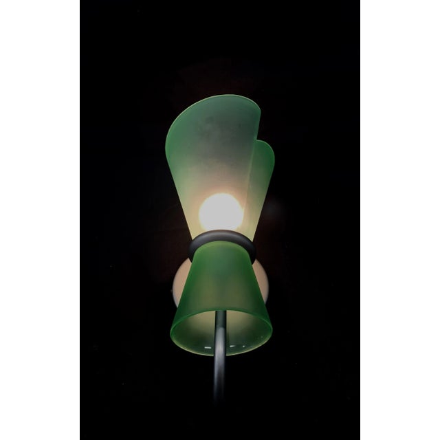 1990s Vintage Murano Glass Sconces, Set of 2 For Sale - Image 5 of 6