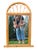 Wood Vintage Bentwood Bamboo Arched Wall Mirror For Sale - Image 7 of 12