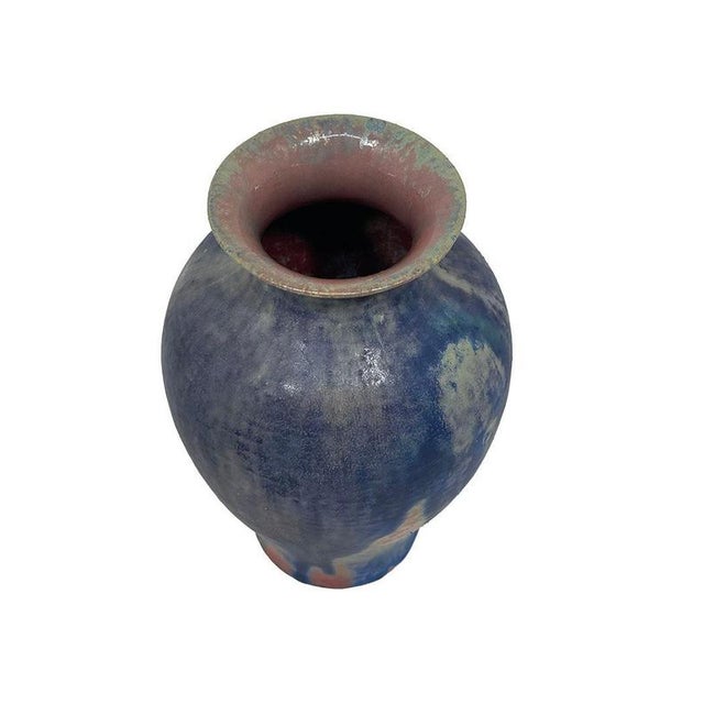 Dutch Berbas Vase by A. Le Comte for Porceleyne Fles, Delft, 1890s For Sale - Image 11 of 11