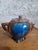Art Deco Vallauris Coffee Service with Cobalt Blue Flamed Glaze, 1950s, Set of 15 For Sale - Image 14 of 18