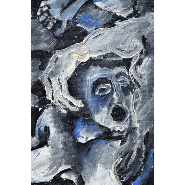 Richild Holt, Apokalypse, 1990, Oil Painting on Canvas For Sale - Image 7 of 10