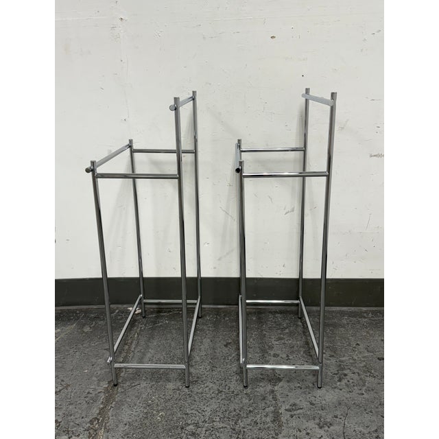 West Elm West Elm Modern Overhang Freestanding Towel Rack For Sale - Image 4 of 12