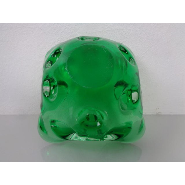 Green Sommerso Murano Glass Ashtray, Italy, 1960s For Sale - Image 18 of 18