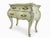 An exceptional vintage Pulaski Furniture French Provincial nightstand, professionally refinished in a sophisticated light...