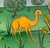 Mexican Mid 20th Century Arturo Alcala Mexican Folk Art Painting – Landscape With Birds, Owls, Elephants For Sale - Image 3 of 15