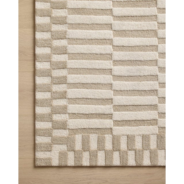 2020s Chris Loves Julia x Loloi Bradley Ivory / Beige 5'-0" x 7'-6" Area Rug For Sale - Image 5 of 7