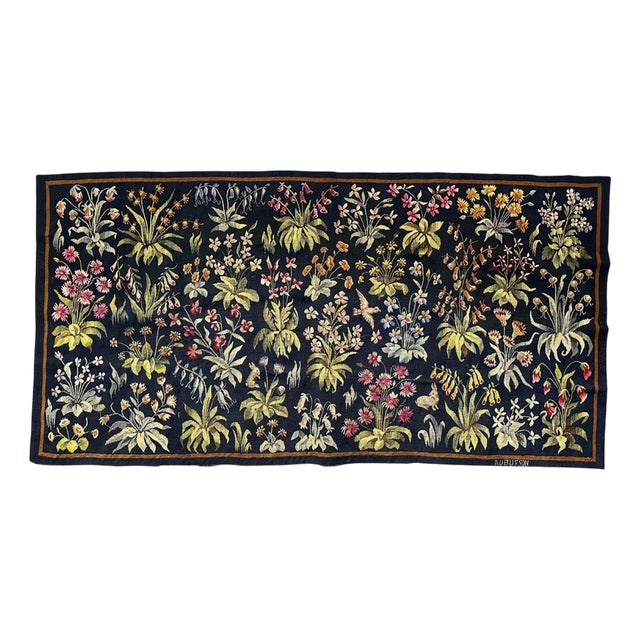 Vintage French Handwoven Aubusson Tapestry, 1920s For Sale