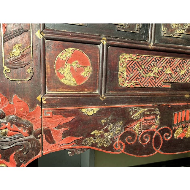 Antique Tall Temple Altar Table (3629), Circa 1800-1949; For Sale - Image 9 of 13