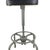Metal Vintage Industrial Adjustable Drafting Stool With Backrest and Footrest For Sale - Image 7 of 18