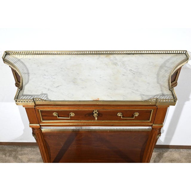 Small Louis XVI Mahogany Console Table For Sale - Image 5 of 18