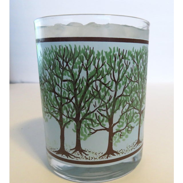 Transparent 1970s Houze Seasons Trees Thermochromic Drinking Cocktail Rocks Glasses - Set 4 For Sale - Image 8 of 12