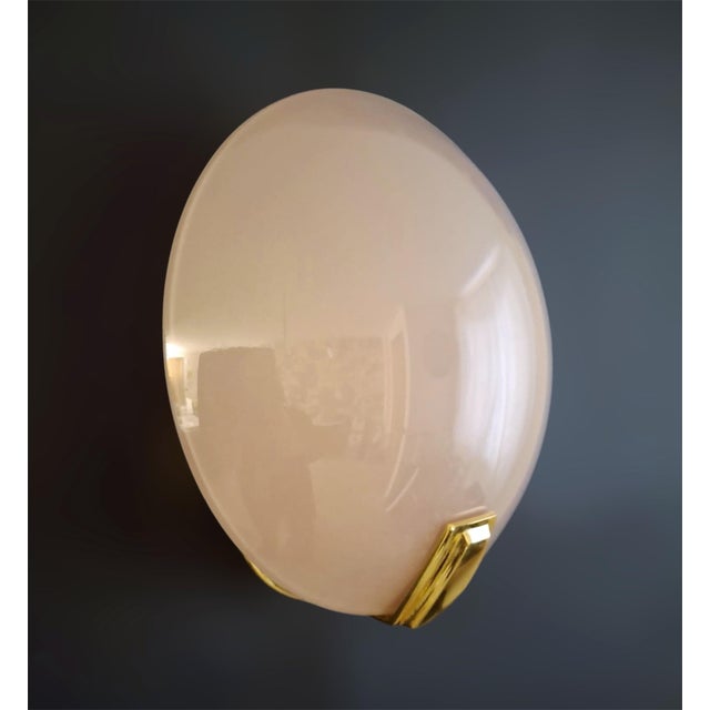 1980s 1980s Pink Murano Sconces, a Pair For Sale - Image 5 of 8
