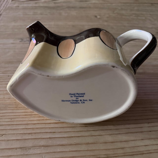 1980s Vintage Hand-Painted Postmodern Ceramic Teapot by Herman Dodge & Son For Sale - Image 5 of 5