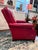 1970s Red Naugahyde Recliner Chair For Sale - Image 4 of 10