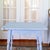 Early 20th Century Blue Painted Scalloped American Farmhouse Side Table For Sale - Image 12 of 18