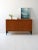 Brown Vintage Scandinavian Teak Sideboard with Black Legs, 1950s-1960s For Sale - Image 8 of 8