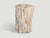 Contemporary Andrianna Shamaris Coral Toned Ancient Petrified Wood Side Table For Sale - Image 3 of 5