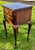 Brown Mahogany Nightstand End Side Table Queen Anne 2 Drawer Vintage For Sale - Image 8 of 13