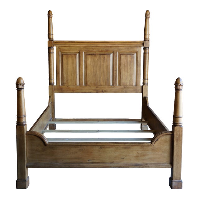 Heritage Raised Panel 4 Post Queen Bed For Sale