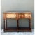 Vintage Double Sided Campaign Console Table For Sale - Image 4 of 12