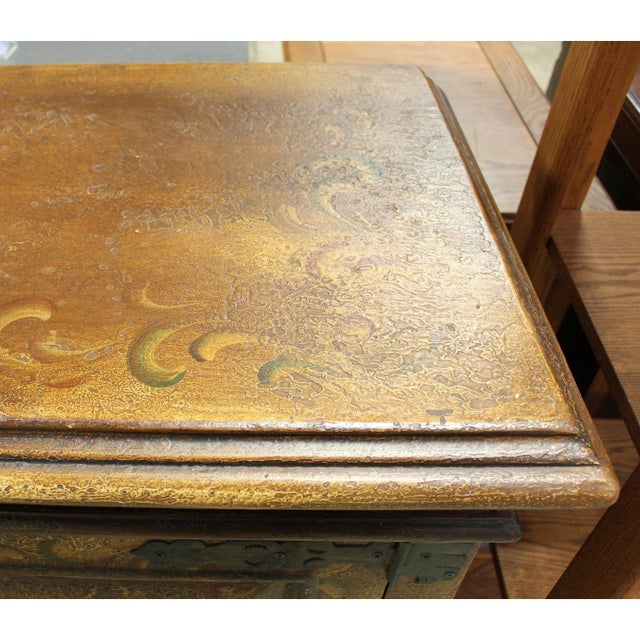 Early 21st Century Accents of Salado Rustic Mediterranean Sideboard W/Scrolling Iron Doors For Sale - Image 5 of 7