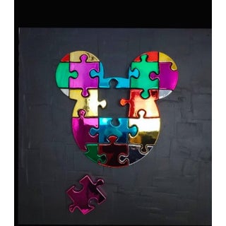Sagrasse, Life is Game, 2024, Mixed Media on Resin For Sale