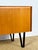 Low Scandinavian Teak Sideboard with Metal Compass Legs, 1960 For Sale - Image 14 of 17